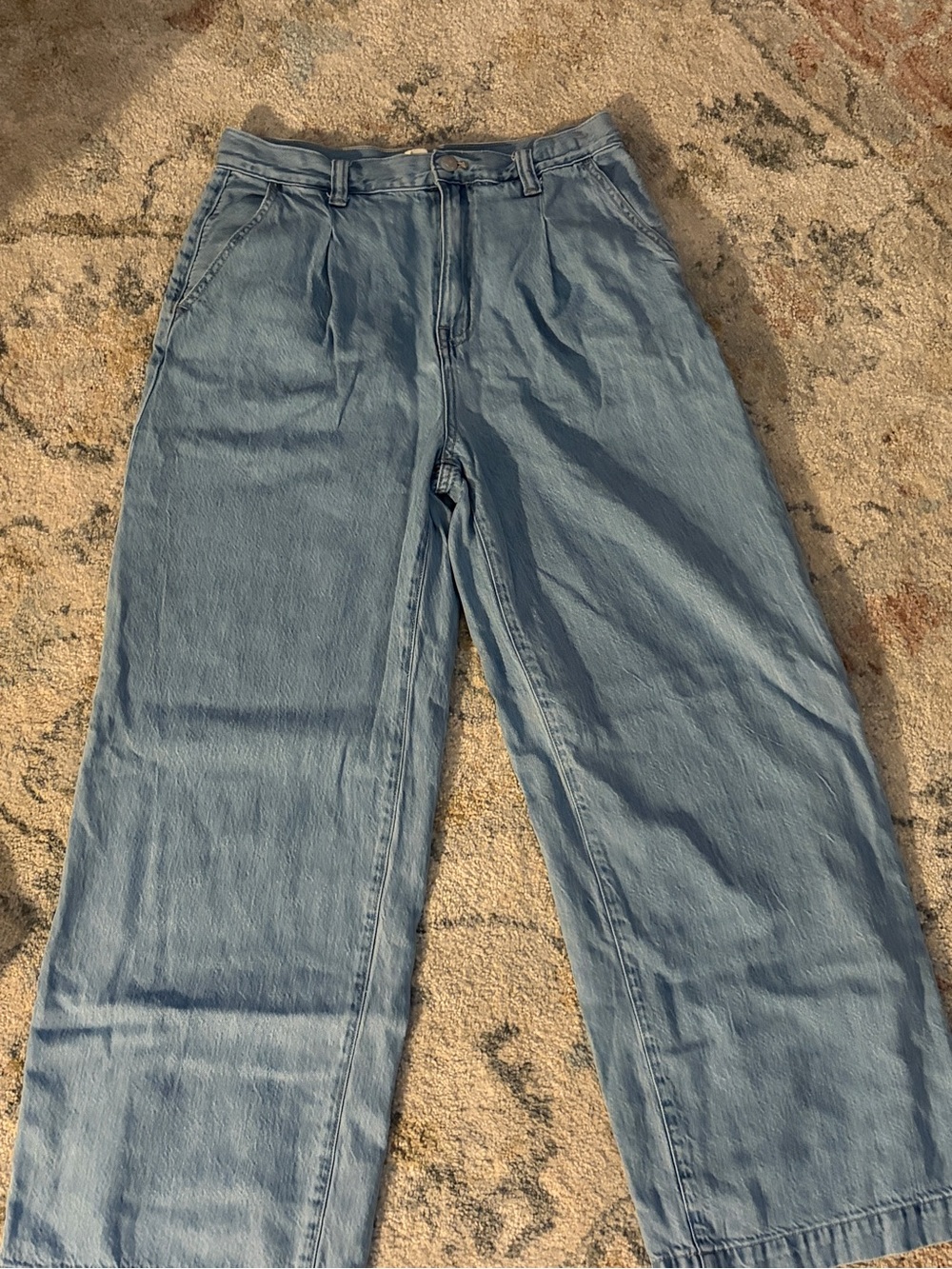 Madewell Light Blue Wide-Leg Jeans